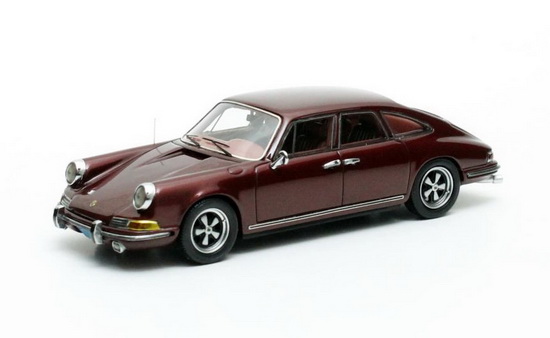 Модель 1:43 Porsche 911 TROUTMAN & BARNES (4-door) - brown met